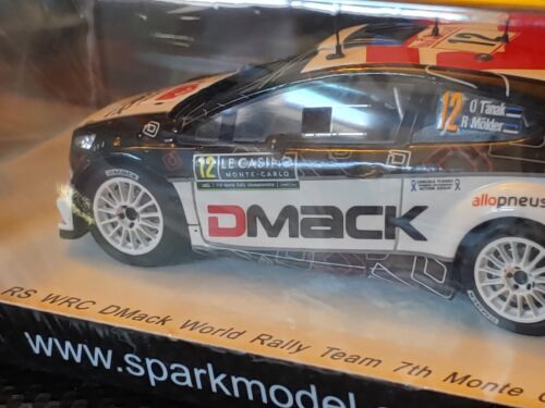 1x Spark Models S4964 FORD FIESTA Wrc O. Tanak Rally Montecarlo 2016 -1:43 Rare - Foto 8 di 14