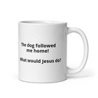 Dog lover white glossy mug