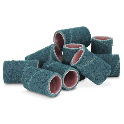 1" x 1-1/2" Surface Conditioning Spiral Bands, No Lap Sanding Sleeves - 10 Pack - Picture 7 of 10