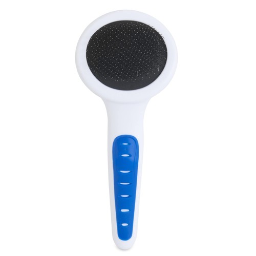 Cepillo liso JW Gripsoft, gris/amarillo, pequeño - Imagen 4 de 5