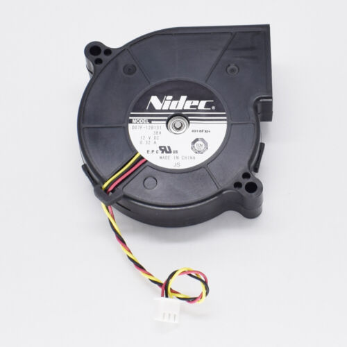 10pcs Nidec D07F-12B1S1 38A 75x75x20mm 7520 12V 0.32A DC Cooling Ball Blower Fan - Picture 4 of 9
