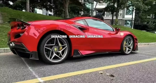 Alerón labial trasero de fibra de carbono para Ferrari F8 Coupé Spider 2019 - Imagen 6 de 7