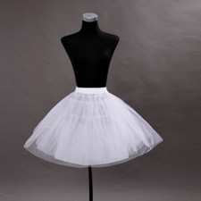 Girl  S Hoopless Petticoat Crinoline with 3 Layers, Kids Flower Girl Underskirt