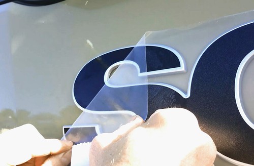 W.B.A. Pegatina adecuada para emblema Scania de la serie S+R a partir del año 2017 azul brillante - Imagen 6 de 9