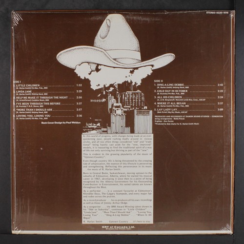 R. HARLAN SMITH: uptown country GRT 12" LP 33 RPM - Picture 2 of 2