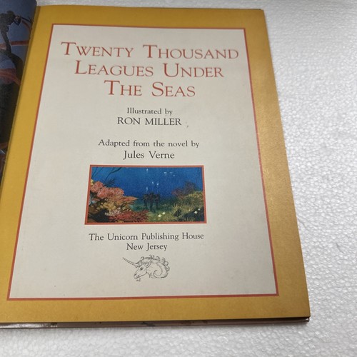 Twenty Thousand Leagues Under the Seas by Ron Miller (1993) ILLUSTRATED - Imagen 6 de 7