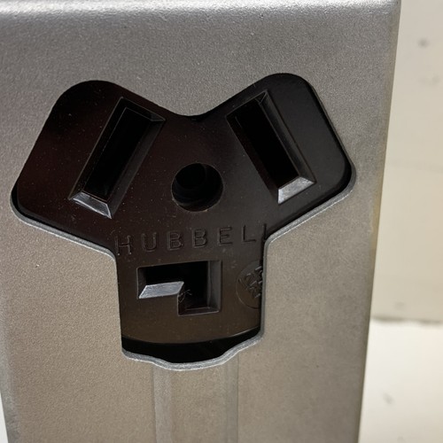 Hubbell 9395 Ricevitore lama diritta montaggio superficiale 30 A 125/250 V NEMA 10-30R - Foto 3 di 8