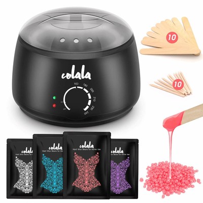 Waxing Kit Hair Removal Home Wax Warmer With 4 Flavors Stripless