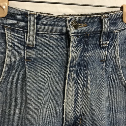 The Limited Größe 10 30 x 32 Mom Jeans Vintage hoher Bund spitz zulaufendes Bein Plissee vorne - Bild 3 von 12
