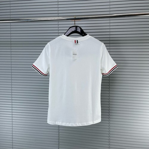 Thom Browne Women's Summer Round Neck Pullover Short-sleeved Casual Top T-shirt - Bild 9 von 10