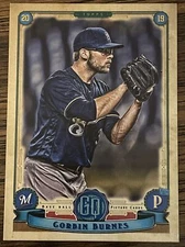 2019 Topps Gypsy Queen Baseball #191 Corbin Burnes Milwaukee Brewers Rookie Year