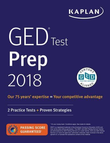 GED Test Prep 2018: 2 Practice Tests + Proven Strategies by Van Slyke, Caren - Picture 1 of 1