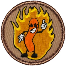 Cool Boy Scout Patrol Patch! - #741 The Flaming Cheeto Patrol!