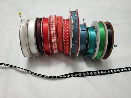 3/8 Inches Wide Solid Grosgrain Ribbon By the Yard GRAB BAG Mix Color USA SELLER - Picture 1 of 4