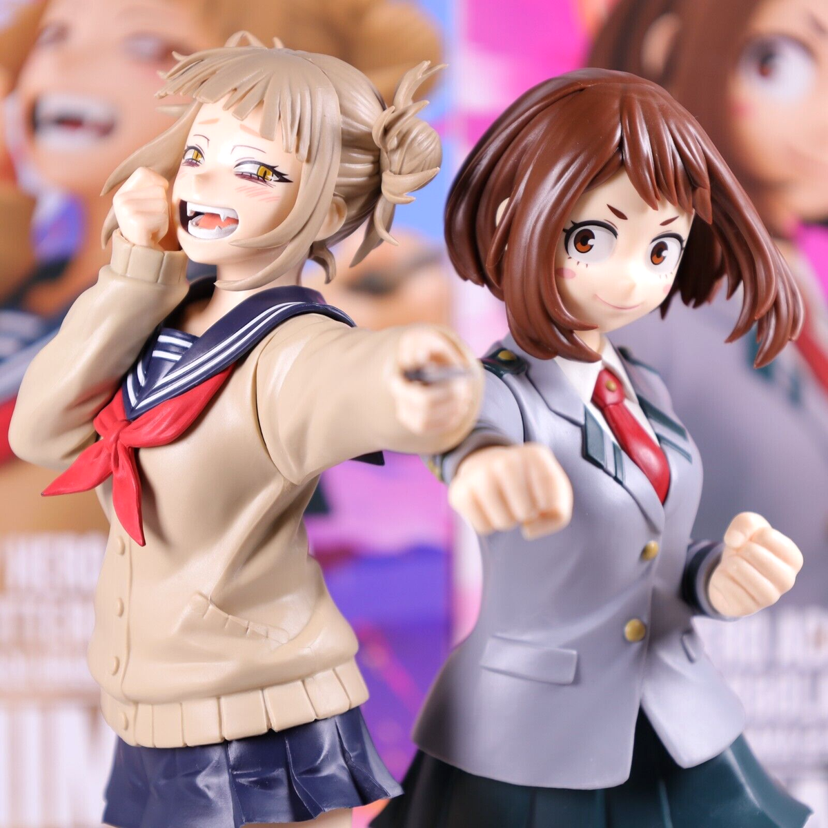 dear HEROINE 5点セット My Hero Academia Figure Ochaco Toga Mirko Hatsume Nejire set