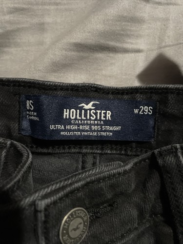 Hollister Jeans Women’s Size 8S, 29S Ultra High Rise Dark Wash - Picture 5 of 5