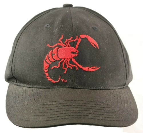 Vtg 90s NWO Red & Black Sting Scorpion Baseball Ha