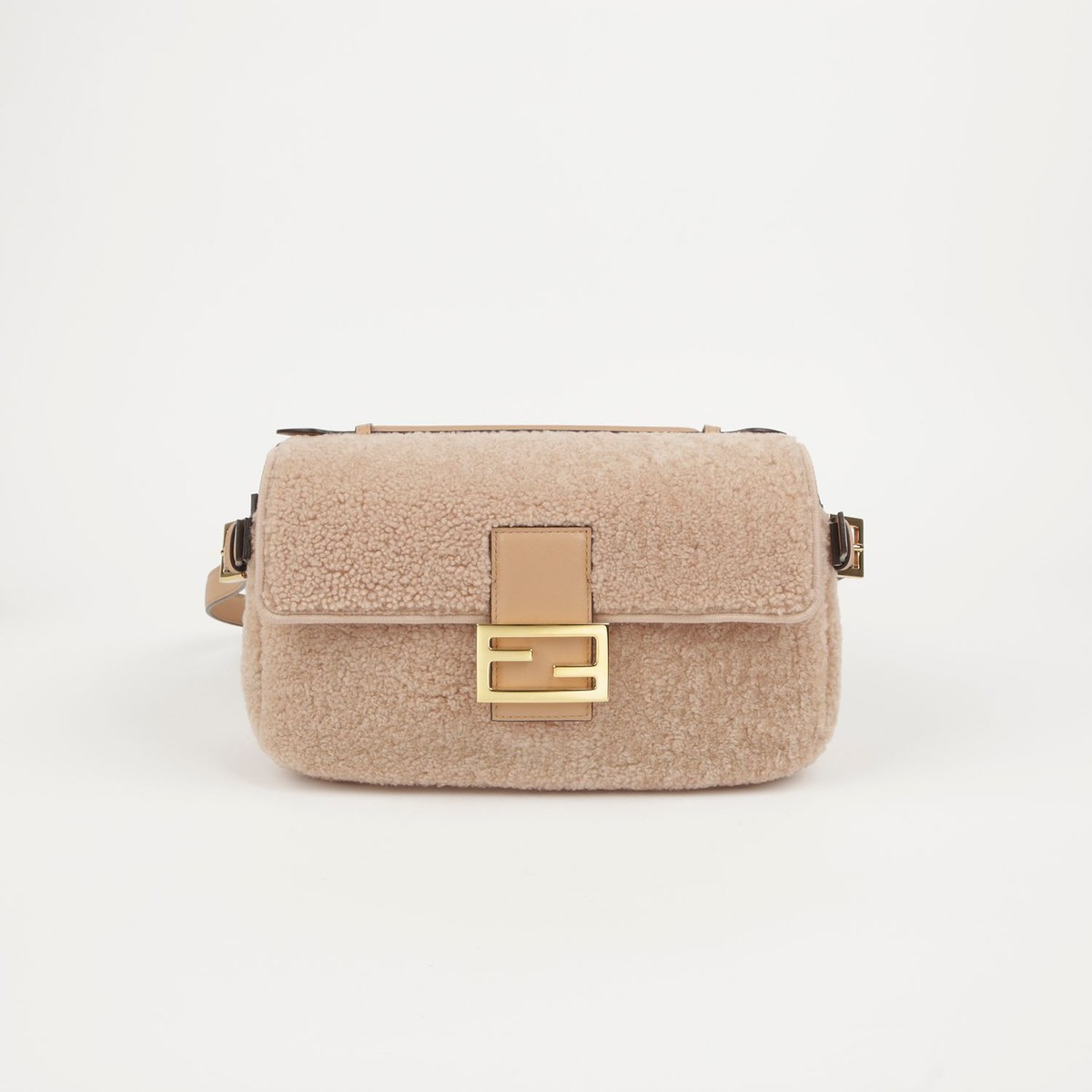 ハンドバッグ FENDI HAND BAG (8BH386ANT7 F1LG1) FENDI: Sunshine bag in canvas and patent leather - Pink