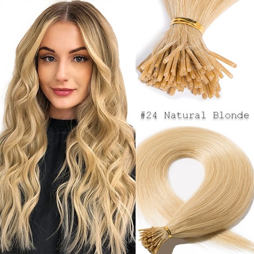 CLEARANCE Stick I Tip Full Head 200G Thick Remy Human Hair Extensions Pre Bonded - Picture 23 of 32