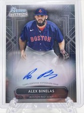 2022 Bowman Sterling Alex Binelas On Card Auto RC Red Sox Prospect!!!