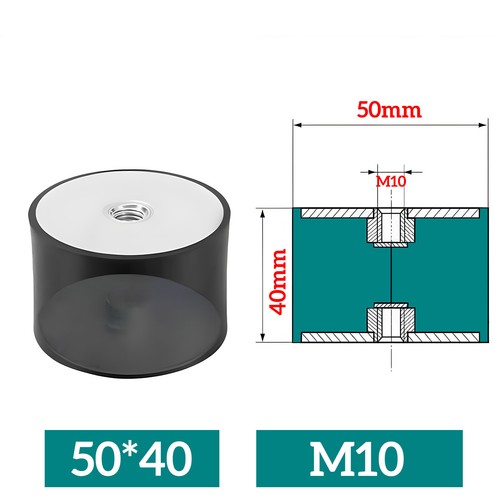 Tampone in gomma tipo C silentblock ammortizzatore vibrazioni filettato M3 - M20 tampone di arresto - Foto 41 di 63