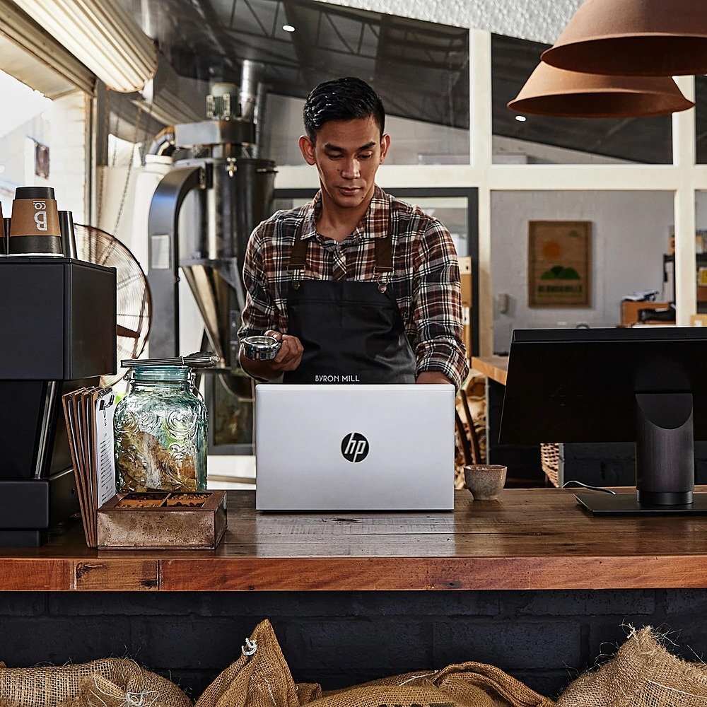 New HP ProBook 455 G9 15.6" FHD 6-Core Ryzen 5 5625U 16GB 256GB SSD Cam Win10Pro - Picture 8 of 8