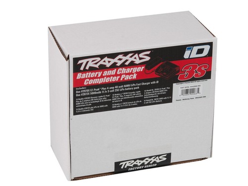 Traxxas POWER PACK EZ-Peak Plus 4A Charger EU Version + 1x ID LiPo 11.1V 5000m - Picture 2 of 7