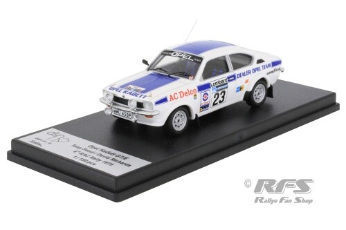 Opel Kadett C Coupe GTE RAC Rallye Rally 1975 Tony Pond 143 Trofeu