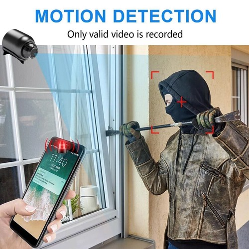 Mini Cámara 1080P WiFi HD IP Visión Nocturna Cámara de Seguridad para Hogar EE. UU. STOCK - Imagen 9 de 16