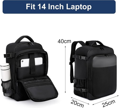 Kleiner Rucksack Handgepäck 20L USB Ladeanschluss Kurzreise Damen Herr - Bild 11 von 12