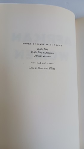 African Women by Mark Mathabane (1994, Hardcover) Signed Inscribed South Africa - Picture 9 of 12