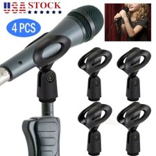 4PCS 180  Universal Nut Adapter Microphone Clip Clamp Holder For Most Mic stand