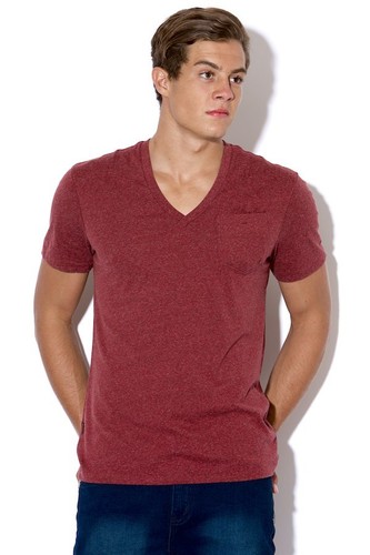 NWT MEN'S G-STAR RAW V-NECK POCKET TEE T SHIRT MAROON BURGUNDY MEDIUM LARGE M L - Picture 4 of 4