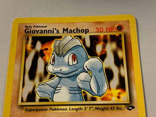 Pokemon Giovanni's Machop, Gym Challenge, 72/132, Additional Cards Ship FREE - Picture 11 of 12