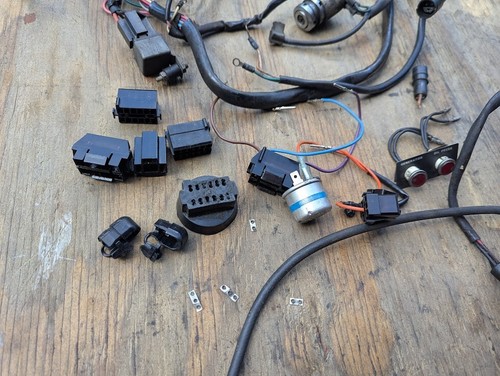 1981 HARLEY DAVIDSON SPORTSTER 1000 WIRING HARNESS IGNITION COIL MODULE CDI - Picture 5 of 10