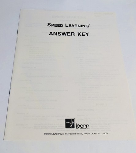 Vintage Speed Learning Advanced Learning Skills Course By Learn Incorporated - 第 5/9 張圖片