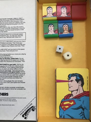 VINTAGE Superman III 3 Board Game NEAR COMPLETE Parker Brothers 1982 DC Comics - Picture 11 of 17