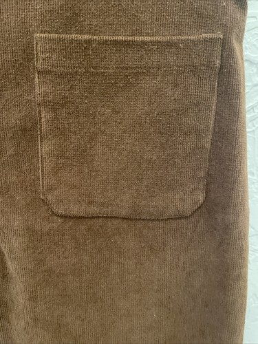 Self E Corduroy Pants Women's Size Small Tan Classic Relaxed Wide Leg Pants - Picture 2 of 6