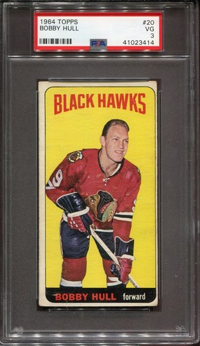 Bobby Hull #20 1964 Topps card