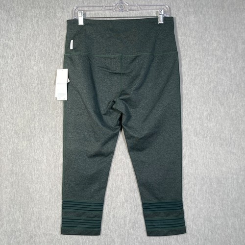 ZELLA Capri Leggings Damen L grün hoher Bund Innentasche Bein Akzent - Neu mit Etikett - Bild 5 von 16