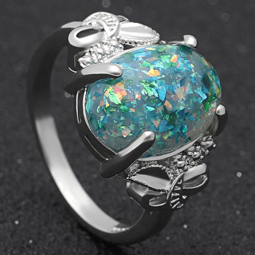 Sharla Statement Ring Oval Pink Fire Opal Women Ginger Lyne Collection - Picture 22 of 43