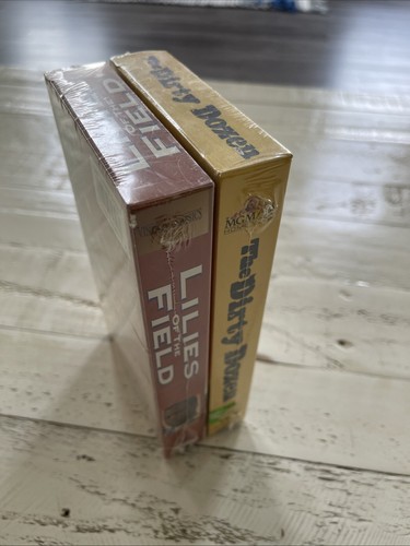 2 Sealed VHS MGM Classics: Lilies of the Field & The Dirty Dozen MGM Watermark - Picture 3 of 5