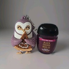 Bath Body Works Owl Pecan Pie Pocketbac Hand Sanitizer Gel Holder 2pc Lot New