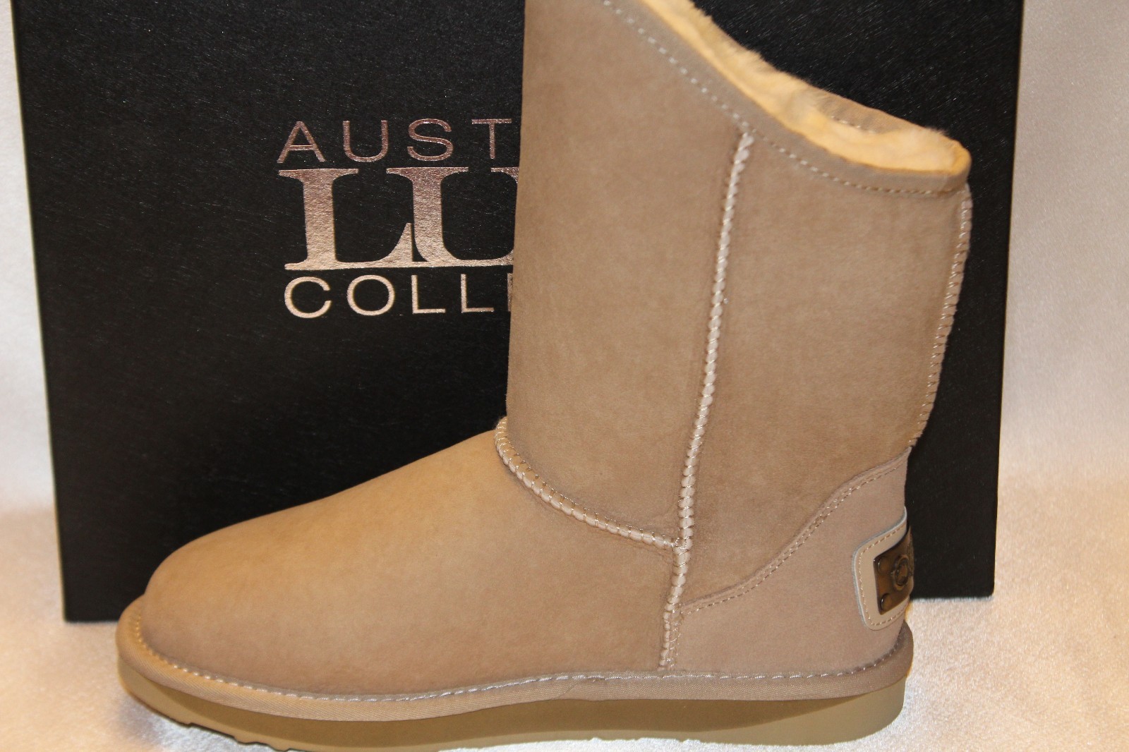 Australia Luxe Collective ante Color arena Shearling Shearling arena acogedor Corto botas Sz 10 170 907b6c Australia Luxe Collective ante Color arena Shearling Shearling arena acogedor Corto botas Sz 10 170 907b6c