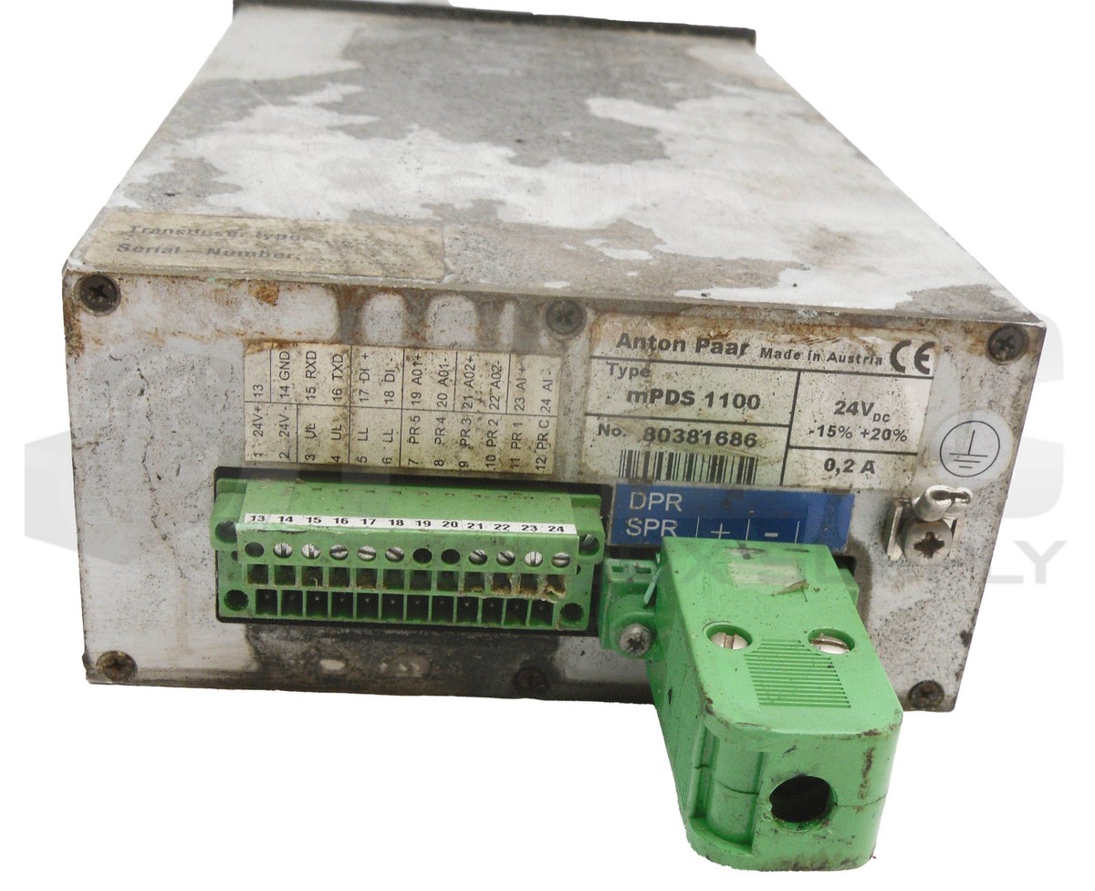 中古 ANTON PAAR EVALUATION UNIT MPDS 2000V3 ユニット センサー用 表示切替機(R50720HFA020) ANTON-PAAR MPDS1100 EVALUATION UNIT 24VDC 0.2A | eBay