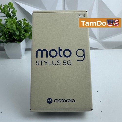 Motorola Moto G Stylus 5G 2024, 128GB, White, Unlocked