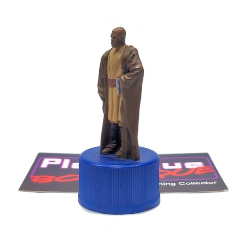 Star Wars Mace Windu #5 EP3 PEPSI BOTTLE CAP TOP MINI FIGURE JAPAN TOPPPER - Picture 2 of 9