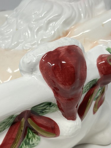 Vintage Cardinal Inc. Santa In Tub Hand Painted Large Decor Christmas Genuine - Picture 15 of 21