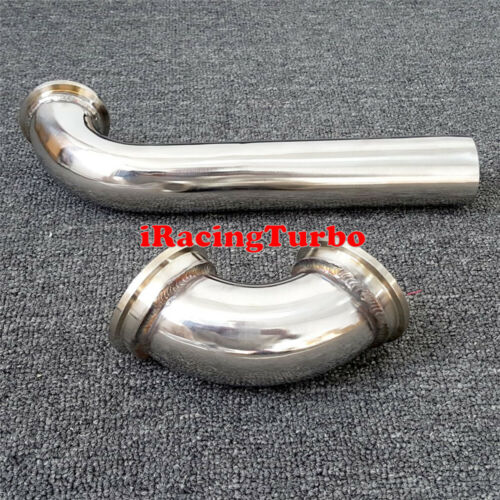New Stainless Steel Dump Tube Pipe+ Elbow Adaptor For Tial MVR38 38mm Wastegate - Bild 2 von 6