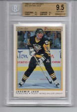 RC........1990-91 1990 Jaromir Jagr OPC Premier #50, BGS 9.5 Gem Mint-(two)